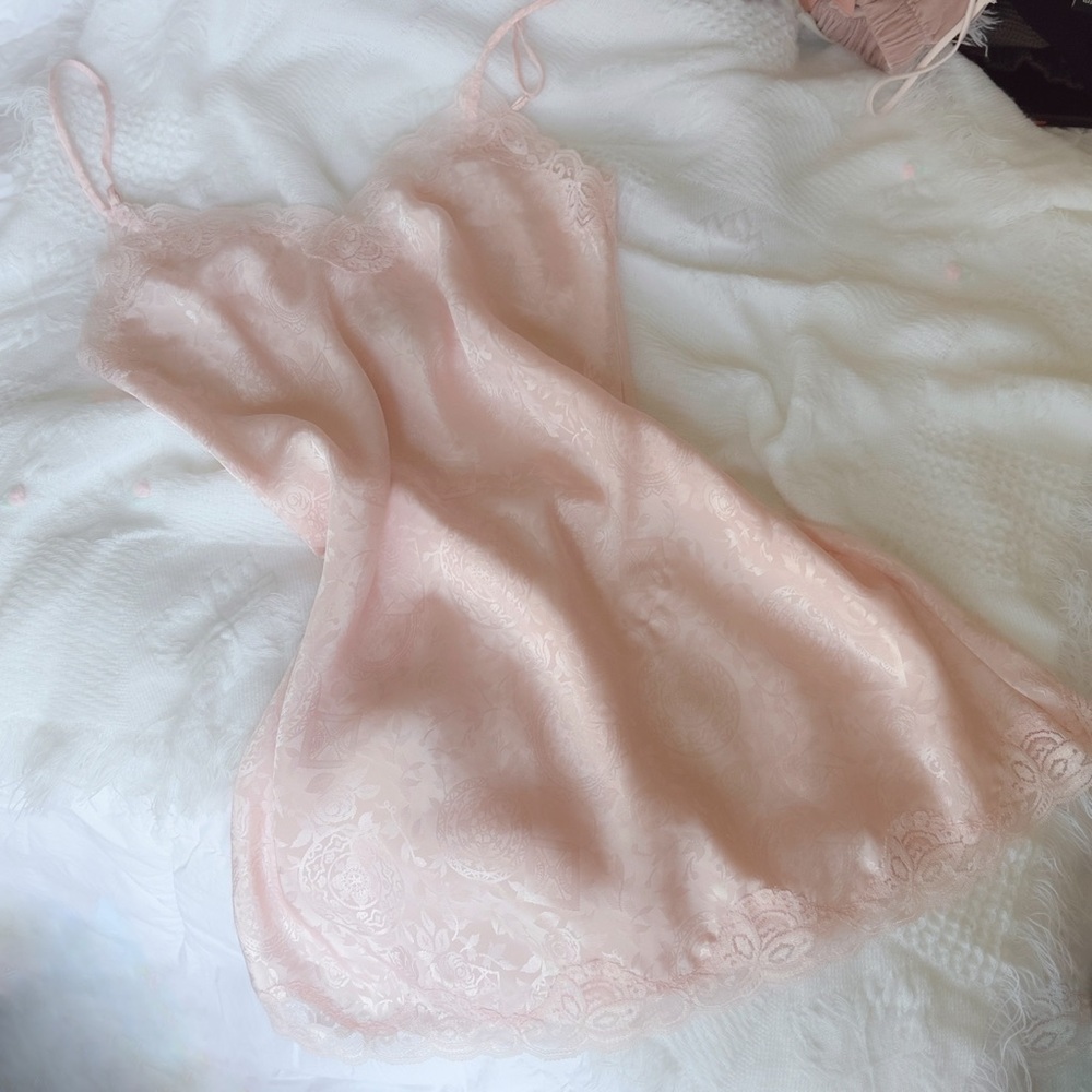 Victoria's Secret Pink Lace Chemise